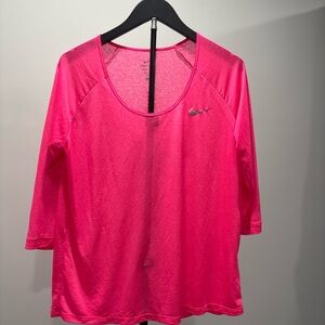Nike Dri-FIT Hot Pink Top